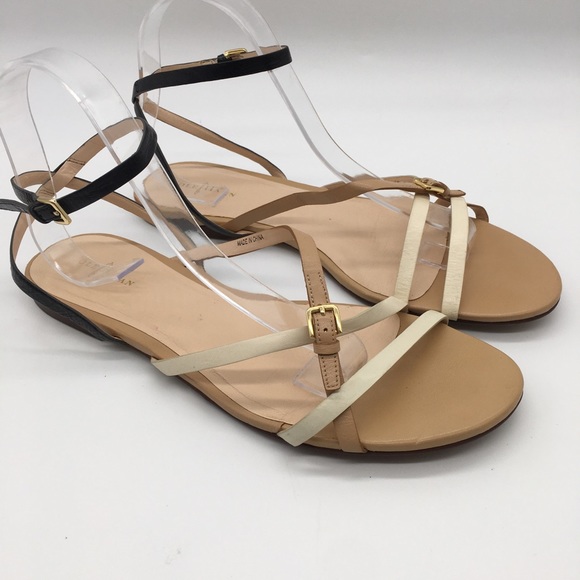 Cole Haan Jensen Strap Leather black cream Sandal - Picture 5 of 11